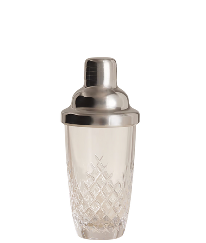 Soho House Silver Barwell Cut Crystal Cocktail Shaker 590ml