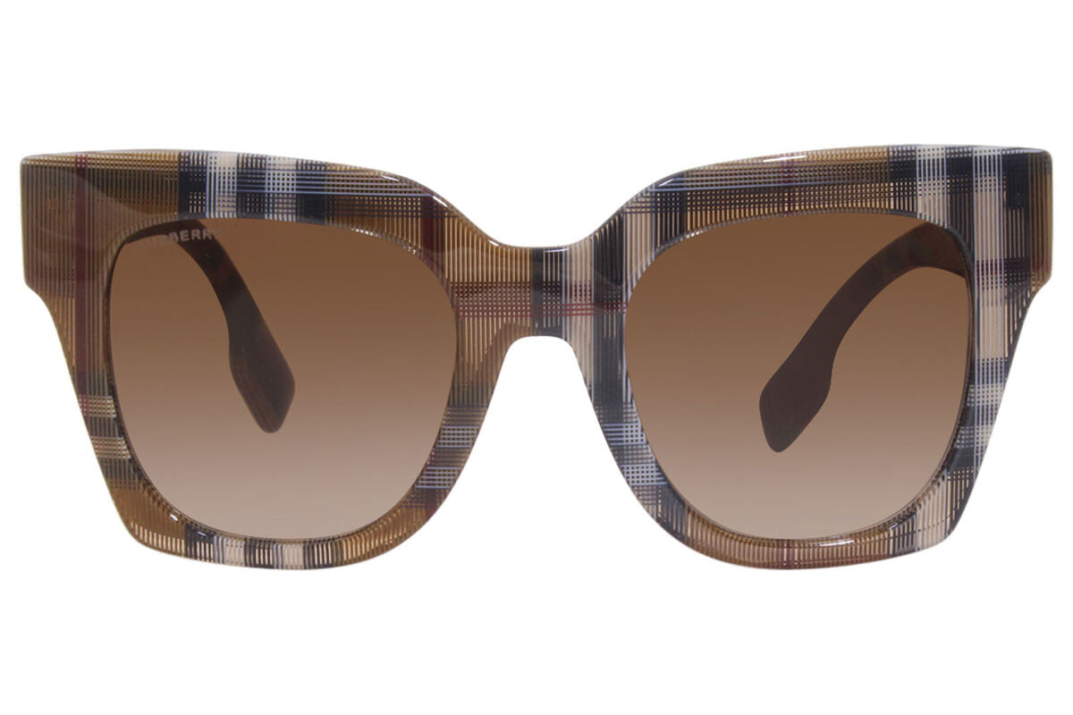 Burberry Brown Check Sunglasses B4364-F 3967/13 in case & Box