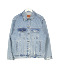 ANINE BING Vintage Blue Rory Denim Oversize Trucker Jacket UK S
