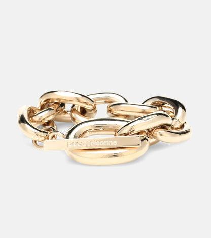 Paco Rabanne Gold Xl Link Chain Bracelet One Size