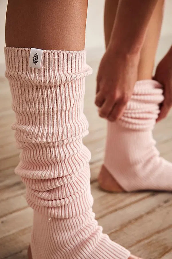 Free People Movement Pink Stirrup Legwarmer