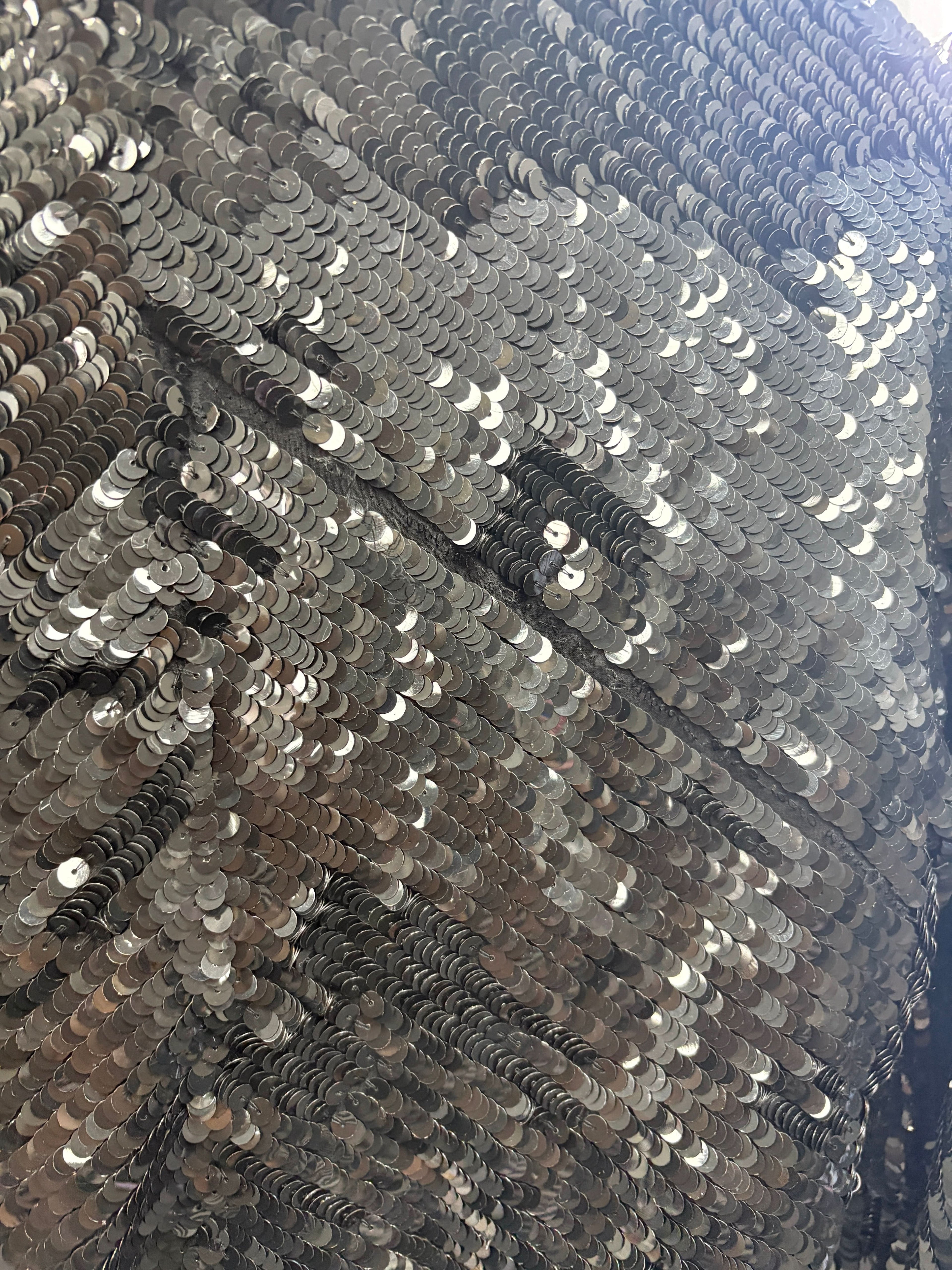 Dolce & Gabbana Black Silk Sequin Bolero IT 46 UK S