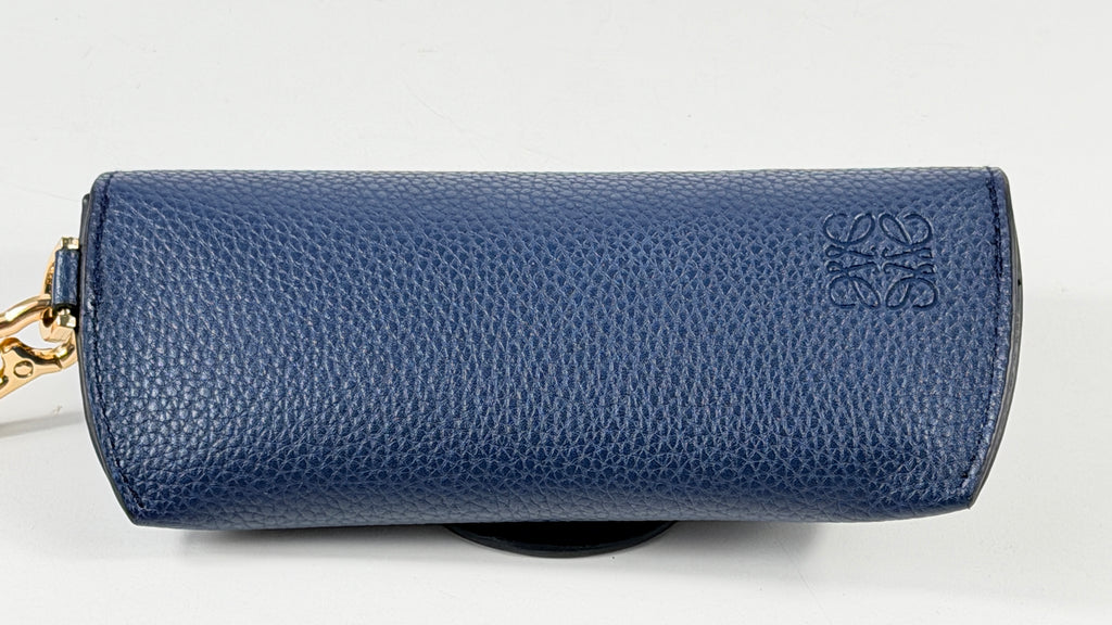 Loewe Navy Blue Cat-Eye Sunglasses in Case