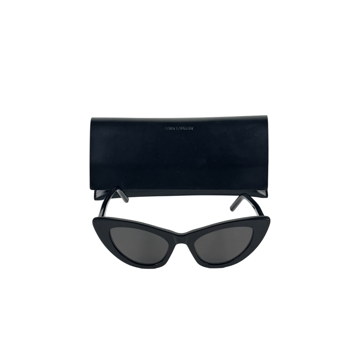 Saint Laurent SL 213 Lily Black Cat-Eye Sunglasses in Case