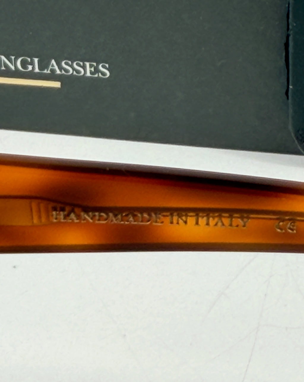 Loro Piana Tortoiseshell Acetate Sunglasses Brown in Case