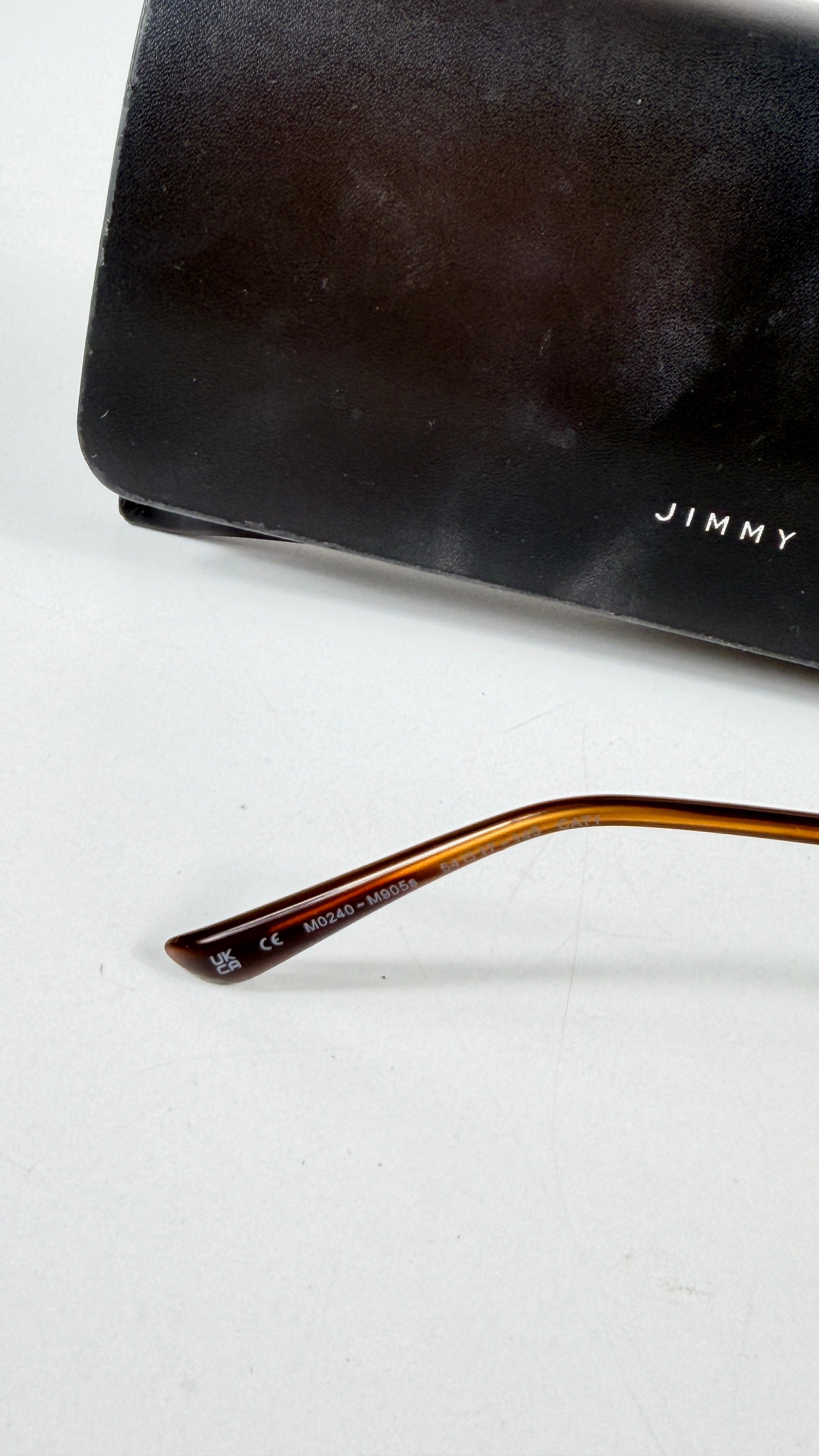Jimmy Fairly The Cadaques Medium Yellow Sunglasses in Case