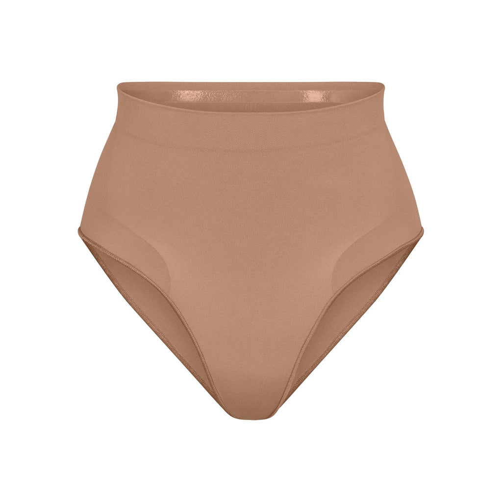 SKIMS Seamless Sculpt Mid Waist Brief In Sienna UK S