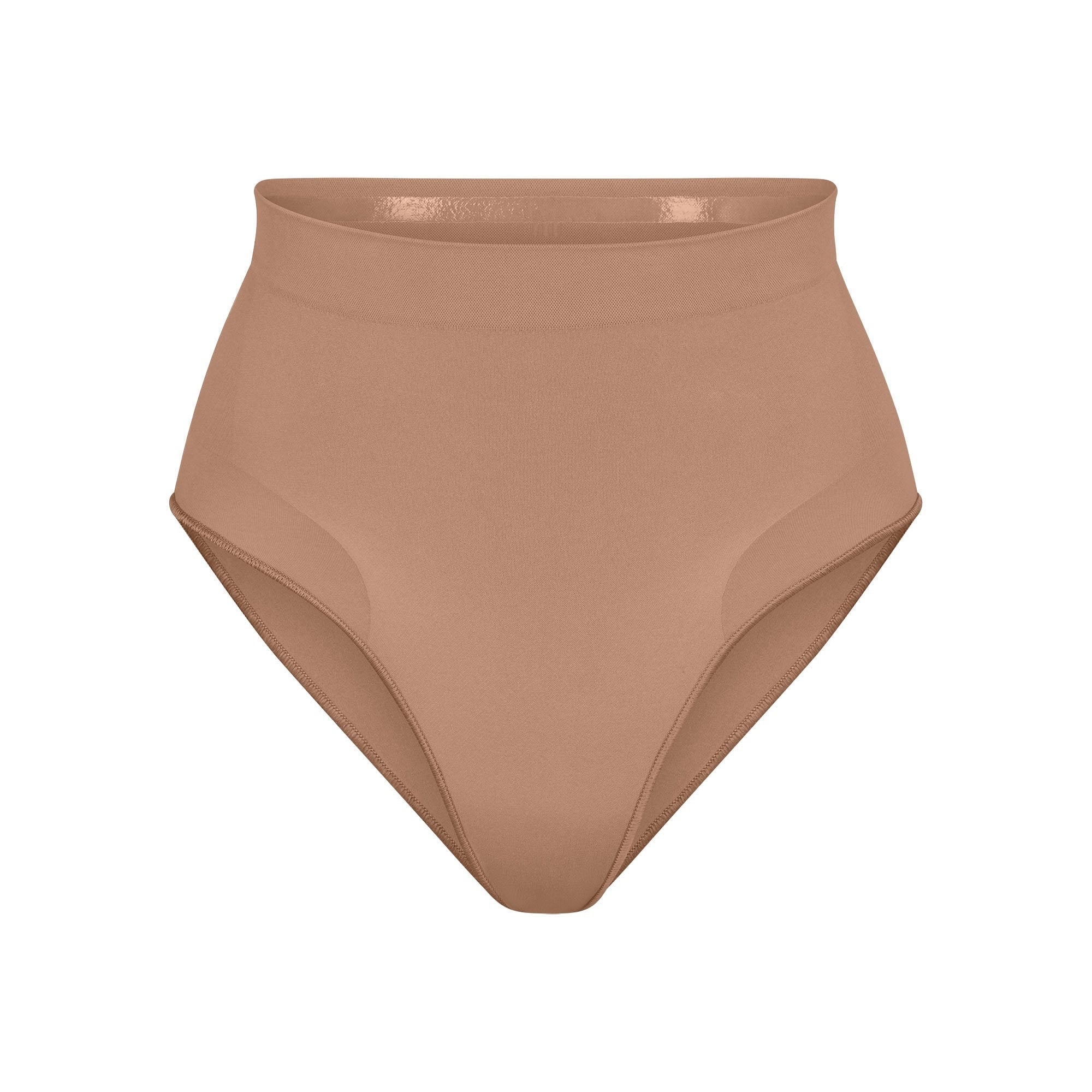 SKIMS Seamless Sculpt Mid Waist Brief In Sienna UK S