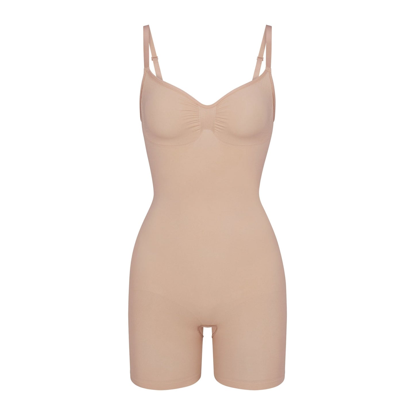 SKIMS Seamless Sculpt Mid Thigh Bodysuit In Mica UK XXS