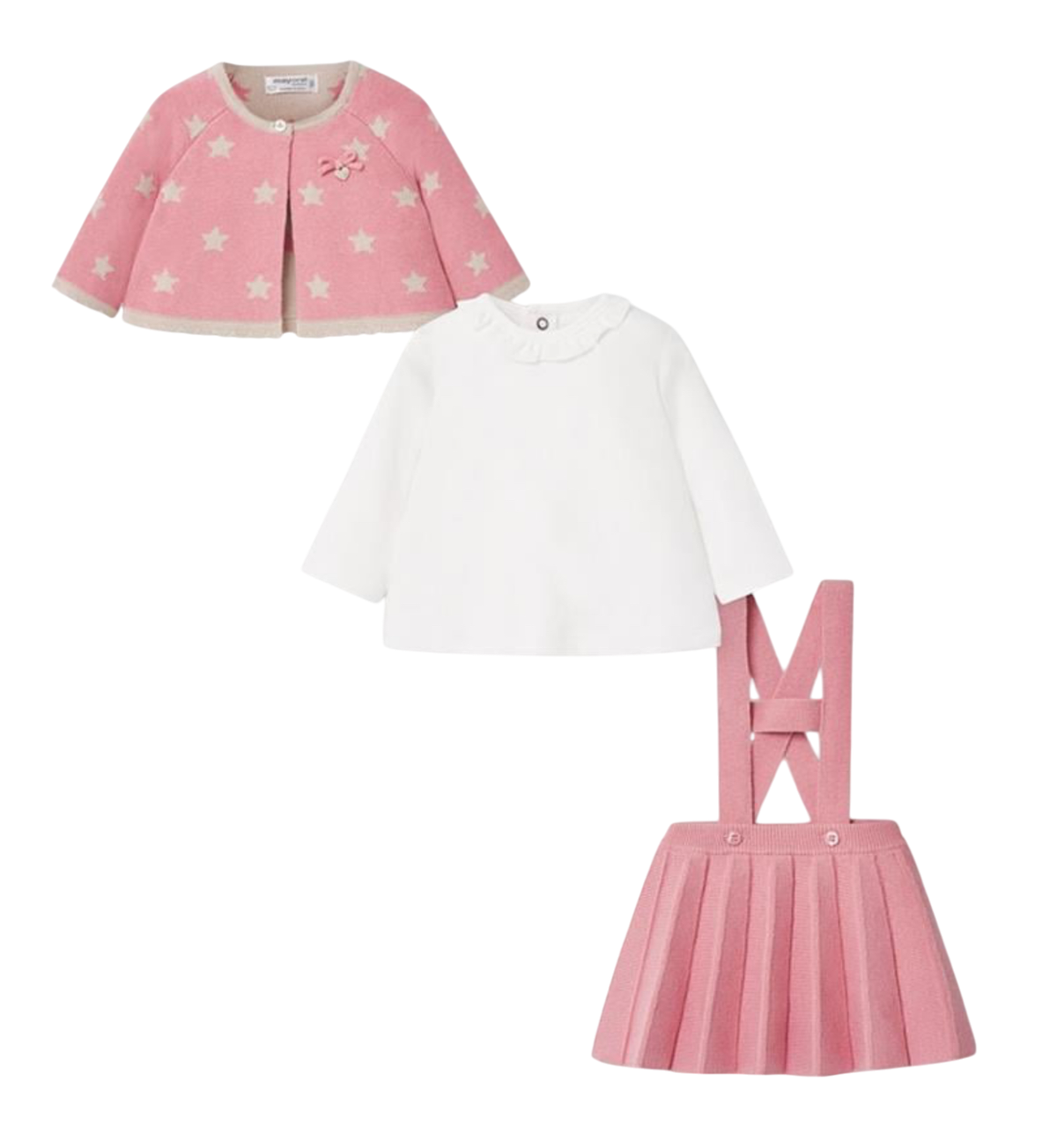 Mayoral Pink Baby 4 Piece Gift Set 3-6 Months - gift boxed