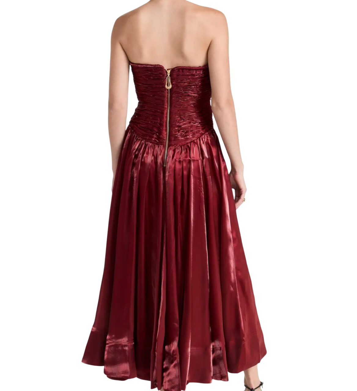 Aje Red Regent Midi Dress UK 4