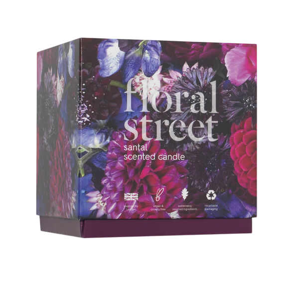 FLORAL STREET Purple Santal Scented Candle One Size