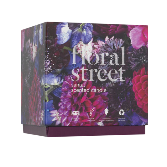 FLORAL STREET Purple Santal Scented Candle One Size