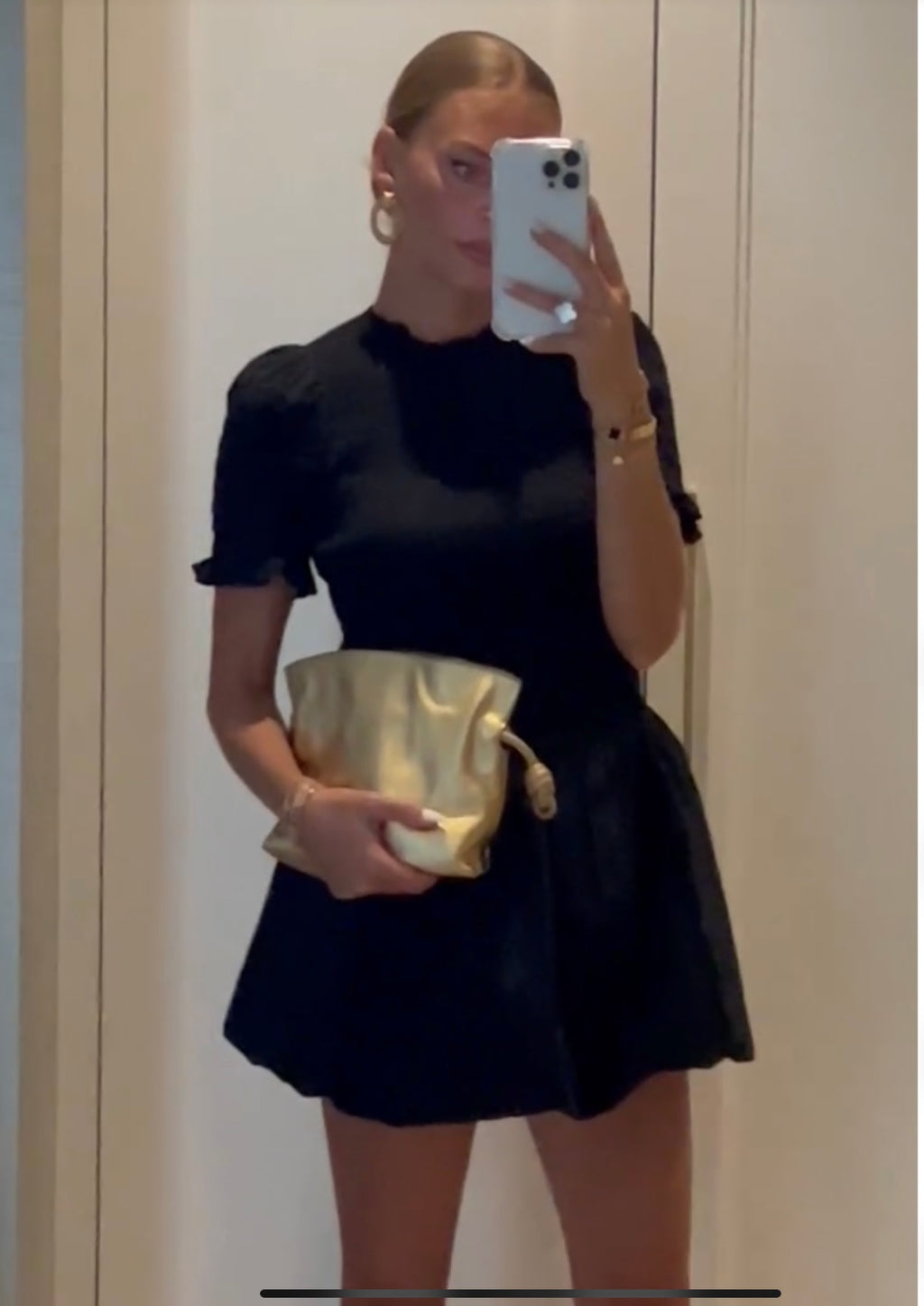 Apres Studio Black Bubble Dress UK XS