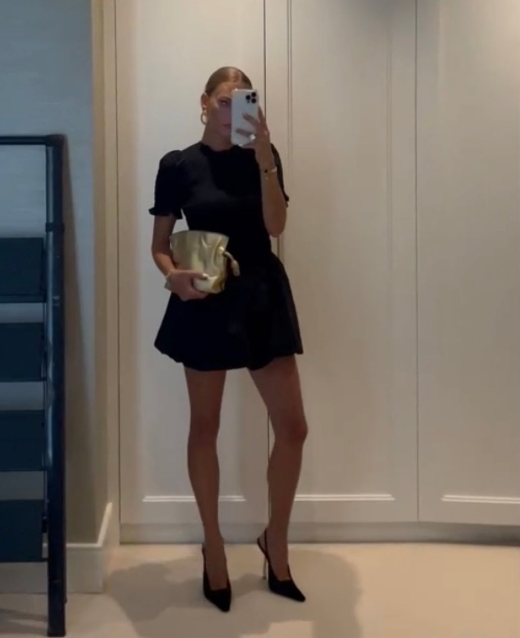 Apres Studio Black Bubble Dress UK XS