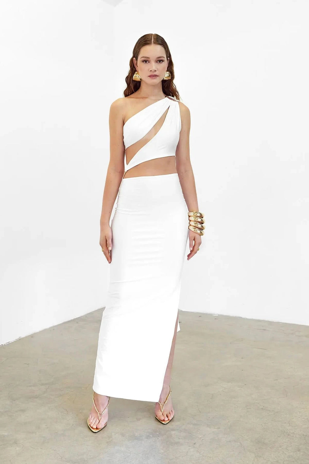 Khanum's White Kalentina Dress UK S