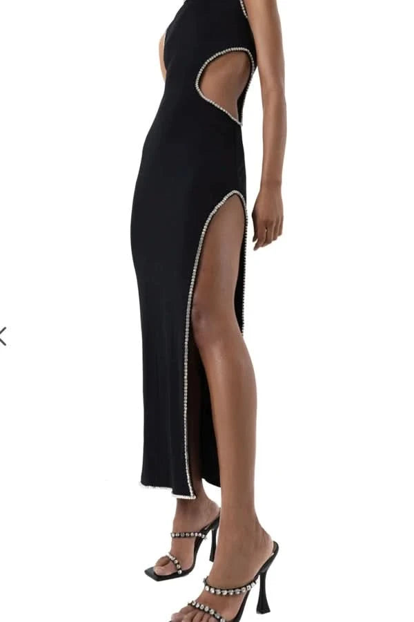 Khanum's Black Kora Dress UK XS