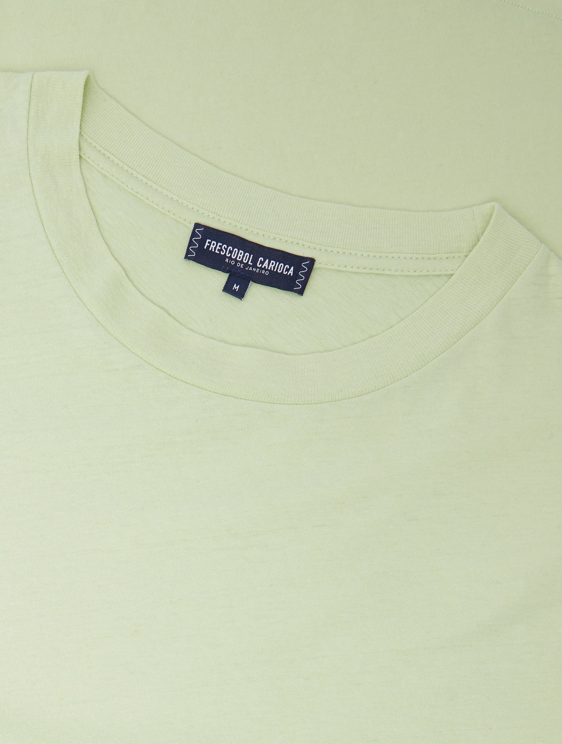 Frescobol Carioca Green Lucio Linen-cotton T-shirt UK M