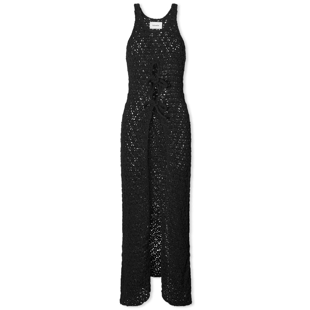 Holzweiler Black Tape Yarn Cover up Dress UK XS