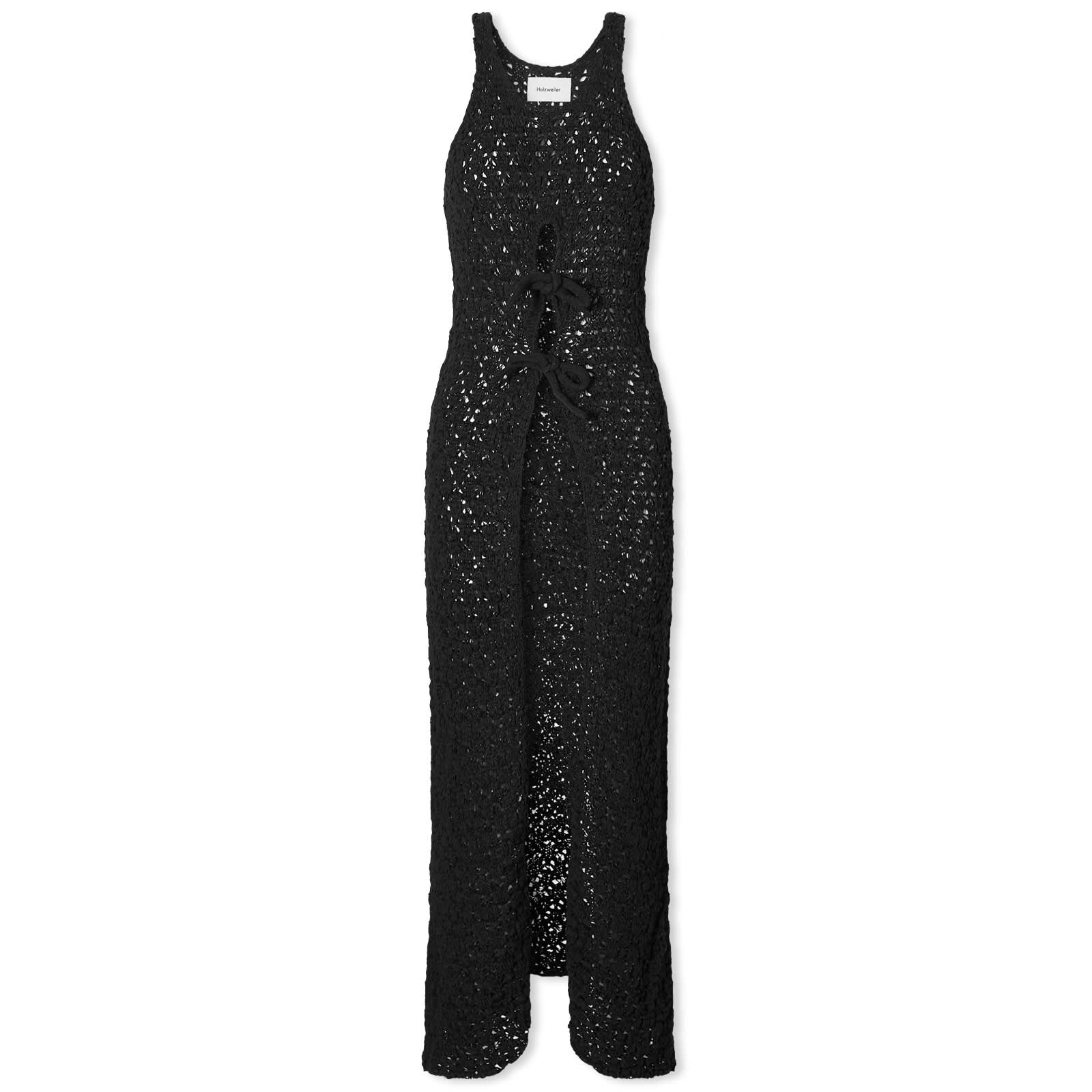 Holzweiler Black Tape Yarn Cover up Dress UK XS