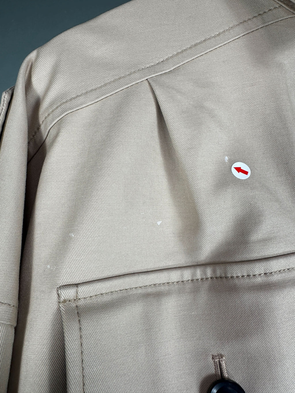 Marissa Webb Beige Dante Crisp Canvas Utility Jacket UK M