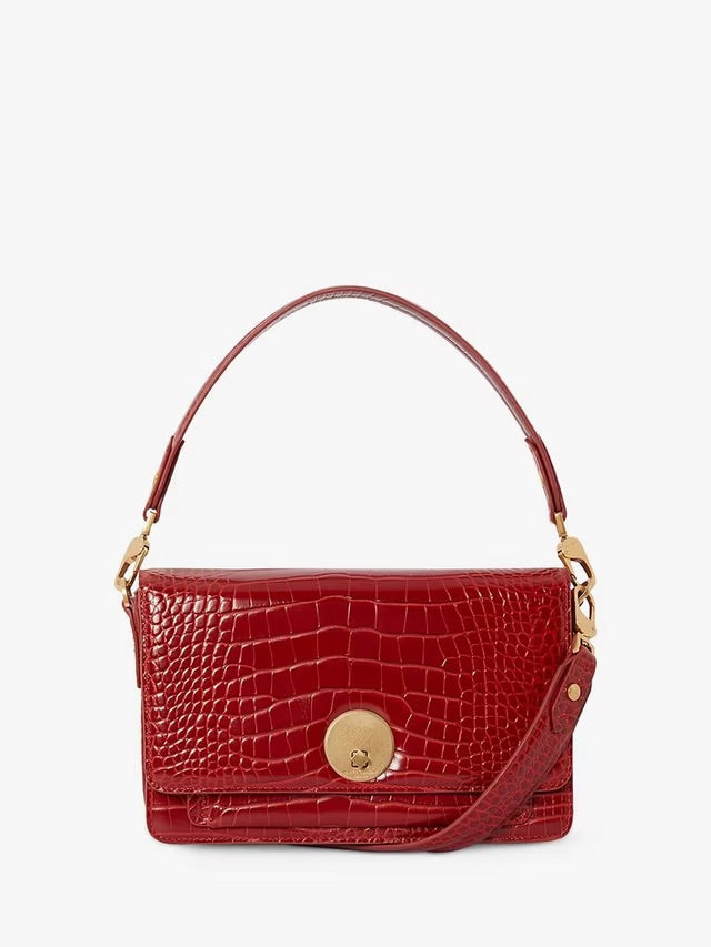 Jasper Conran London Red Leather Multi Strap Bag