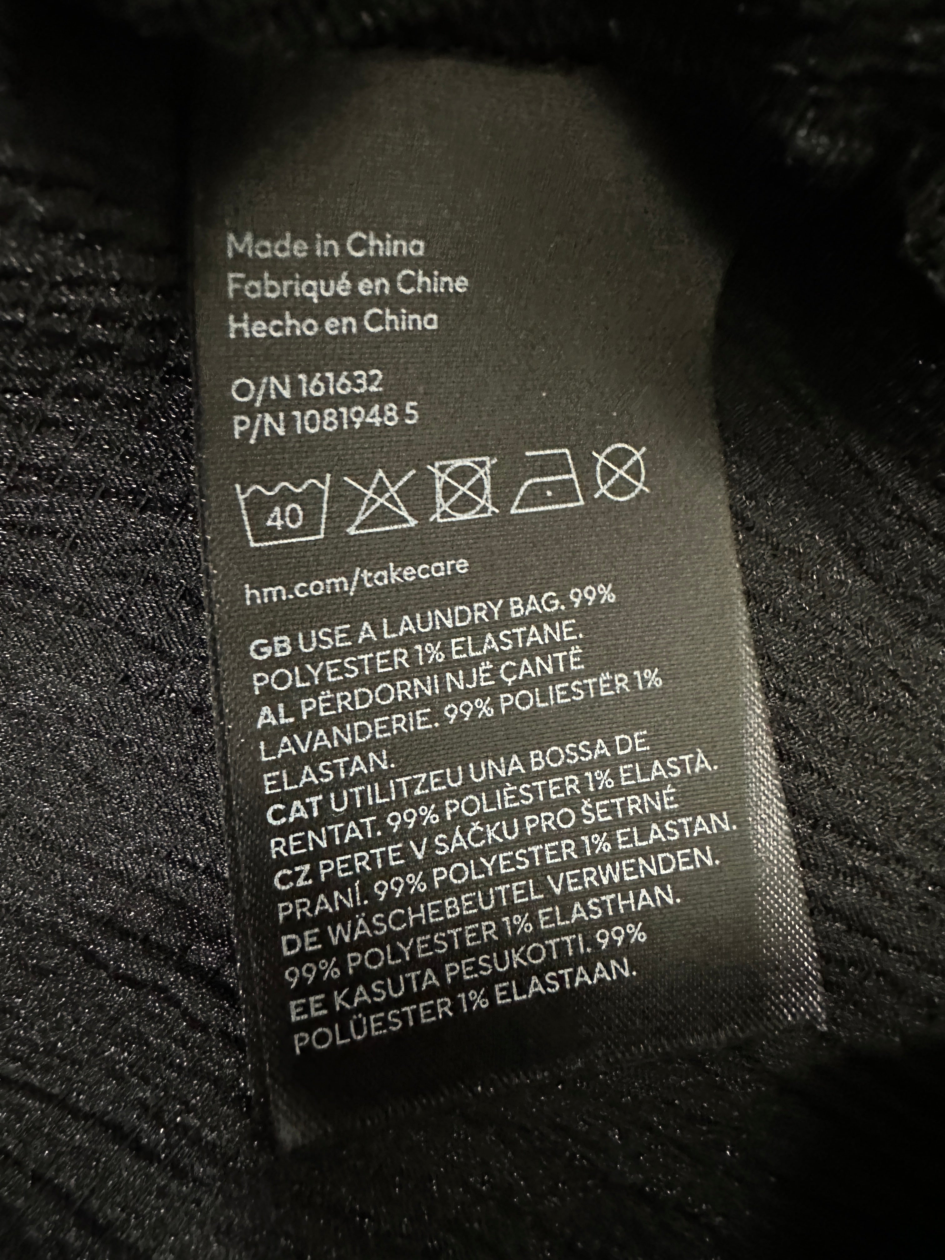 H&M Black Long Sleeve Maxi Dress EU 40 UK 12