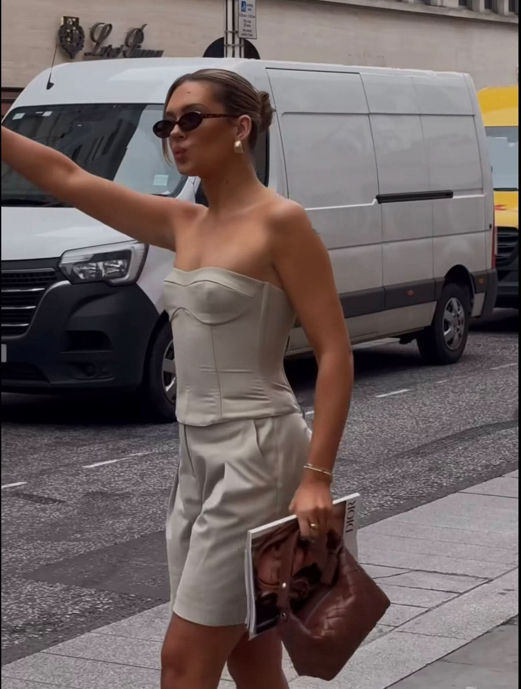 lounge Green Bandeau Corset Top UK 8