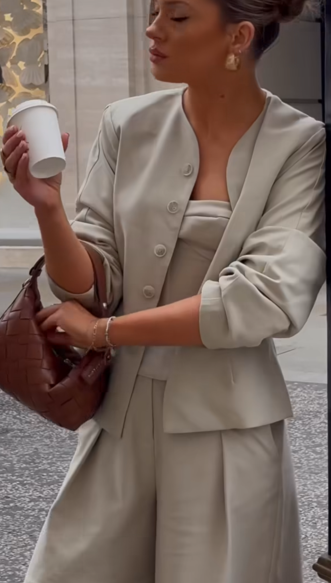 lounge Green Structured Jacket And Tailored Short Set UK 10