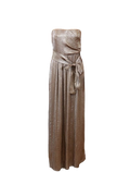 Gucci Metallic Side Draped Gown UK 8