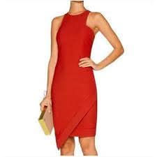 Elizabeth and James Red Claire Mini Dress UK 8