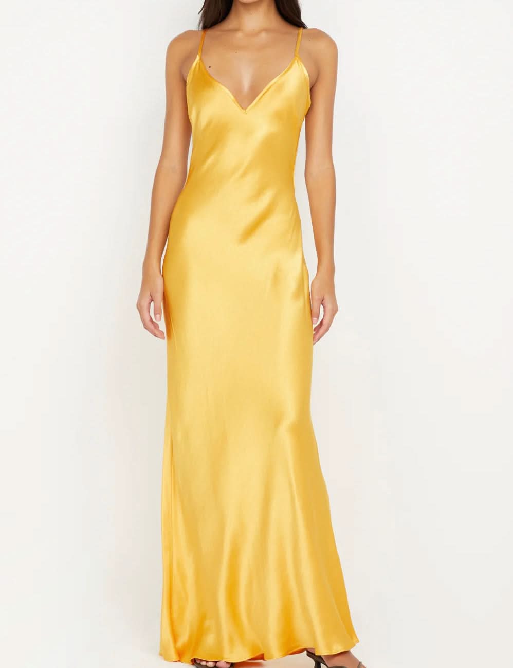 BEC+ BRIDGE Orange Sol Tie Maxi Dress UK 8