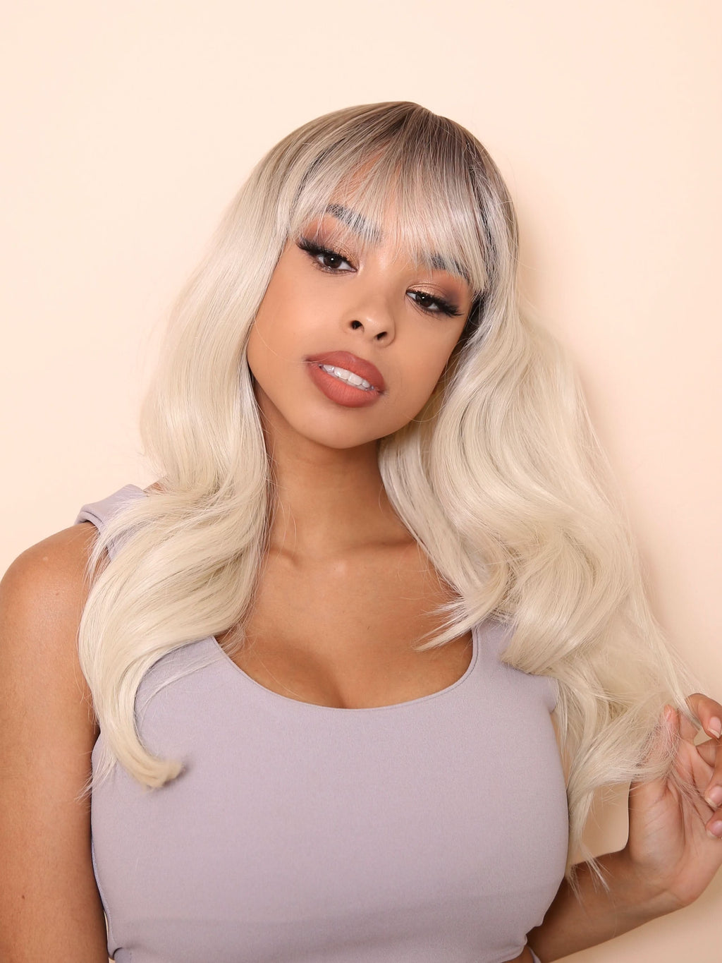 Wigs x Reliked The Daisy - Blonde Fringed Wig One size