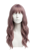 WIG Dusty Purple Long Synthetic Wig 24" Long