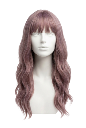 WIG Dusty Purple Long Synthetic Wig 24" Long