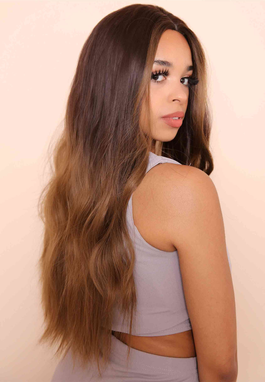 Wigs x Reliked Kylie 2.0 Brown Ombre Wig One Size