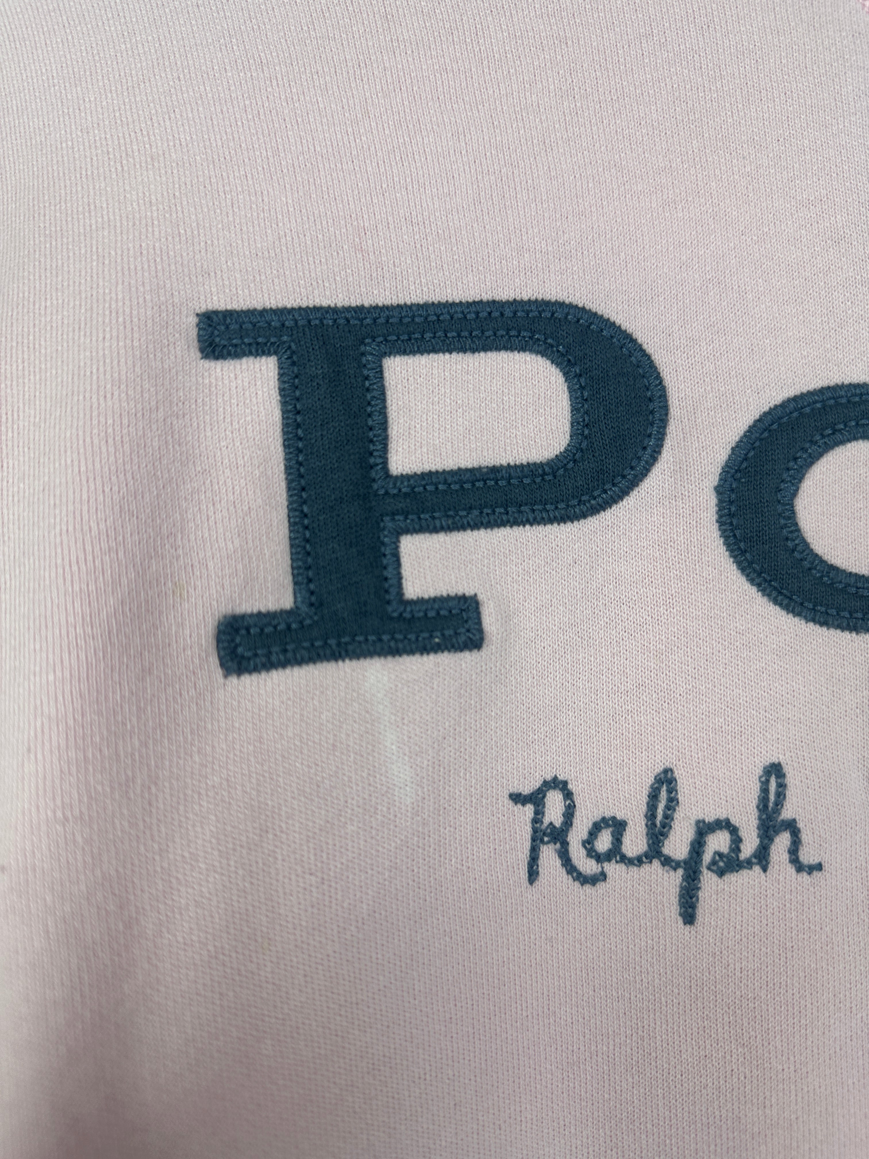 Polo Ralph Lauren Pink Crewneck Embroidered Sweatshirt UK XL