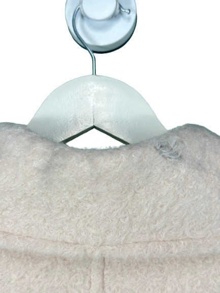 Anthropologie Cream Longline Coat UK 14