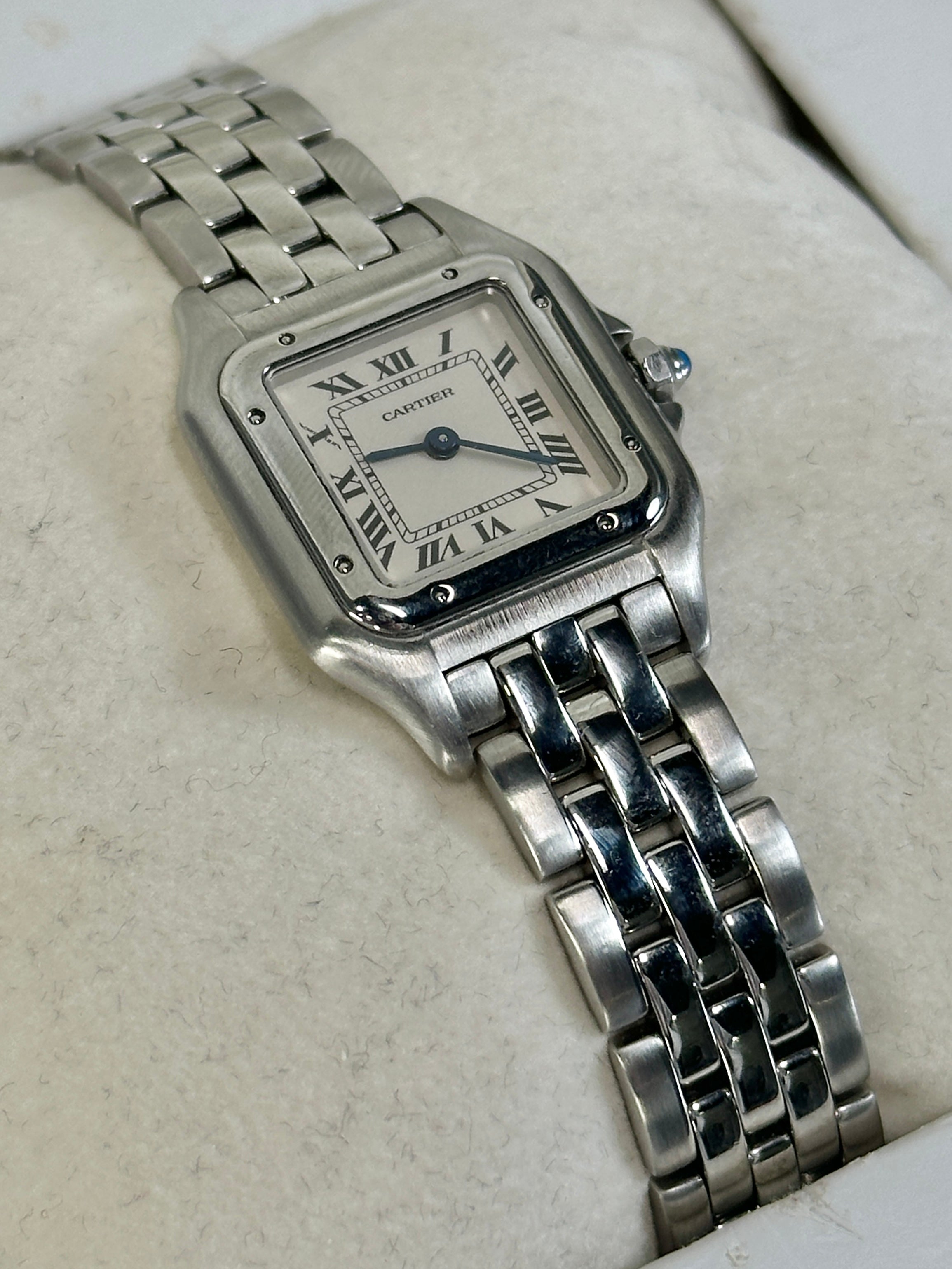 Cartier Panthère De Cartier Mini Steel Ladies Watch In Box