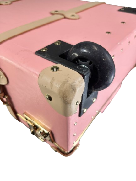 Steamline Luggage Pink The Correspondent Stowaway Suitcase