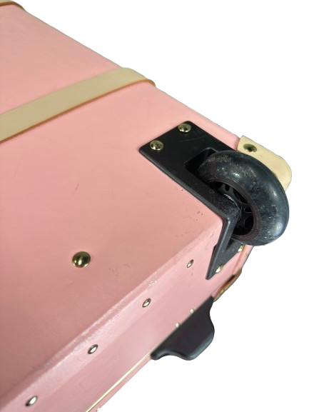 Steamline Luggage Pink The Correspondent Stowaway Suitcase