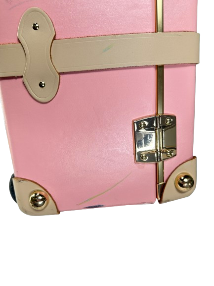 Steamline Luggage Pink The Correspondent Stowaway Suitcase