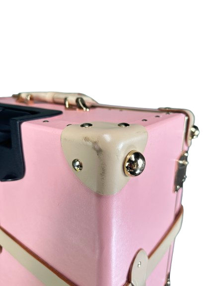 Steamline Luggage Pink The Correspondent Stowaway Suitcase