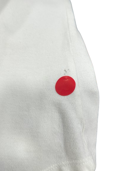 Burberry Beige Polo Shirt With Puff Checked Sleeves And Checked Cotton Skirt 6 Years