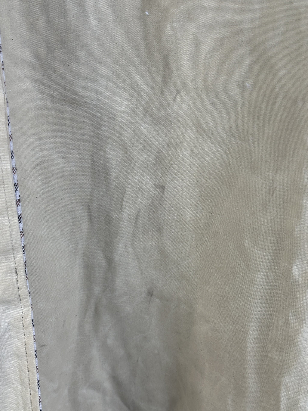 Aligne Beige Barnaby Reversible Check Trench Coat UK S