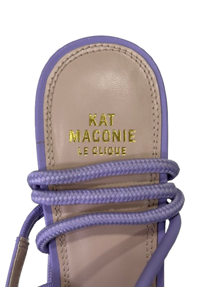 Kat Maconie Purple Strappy Ankle Wrap Sandals UK 5 EU 38 👠