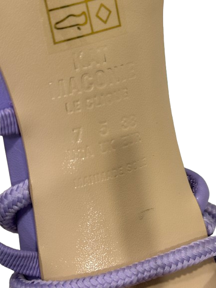 Kat Maconie Purple Strappy Ankle Wrap Sandals UK 5 EU 38 👠
