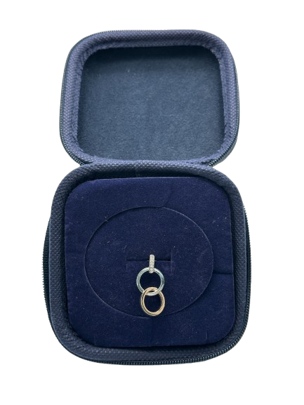 Tommy Hilfiger Metallic Stainless Steel & Rose Gold Double Earring (single)