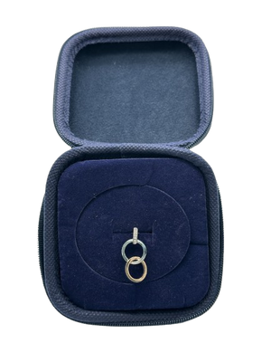 Tommy Hilfiger Metallic Stainless Steel & Rose Gold Double Earring (single)