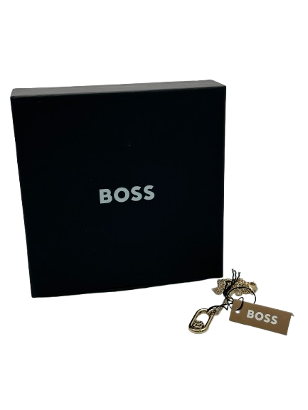 BOSS Metallic Double B Monogram Pendant Necklace (1580627)